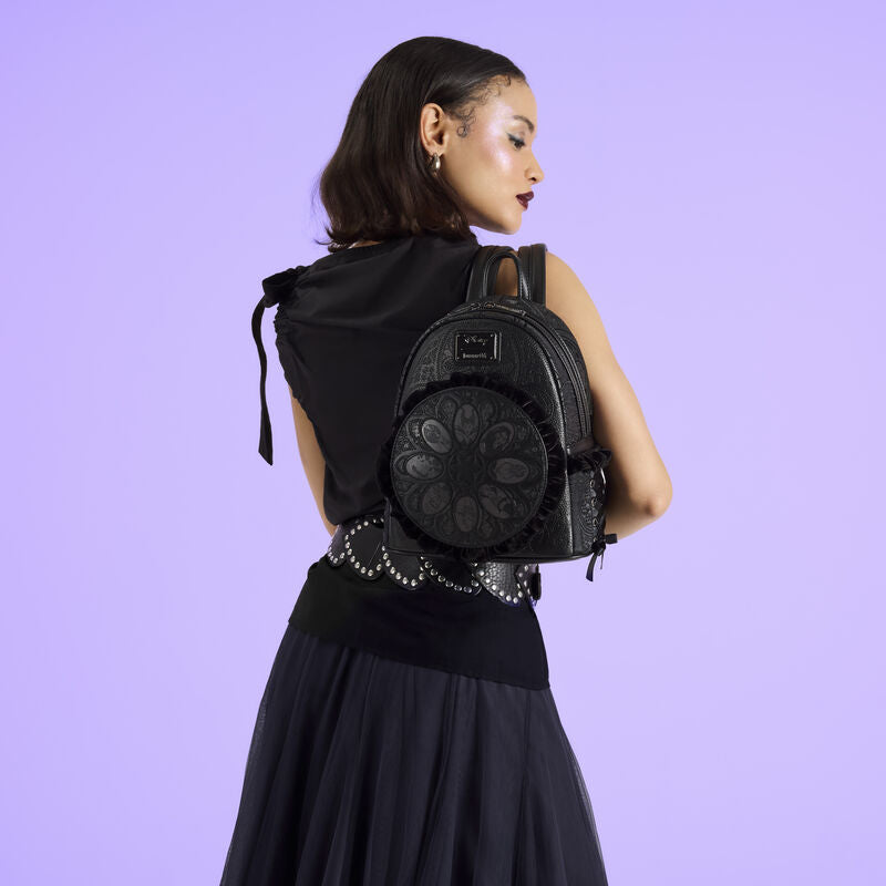 Loungefly Disney Villains Stained Glass Mini Backpack