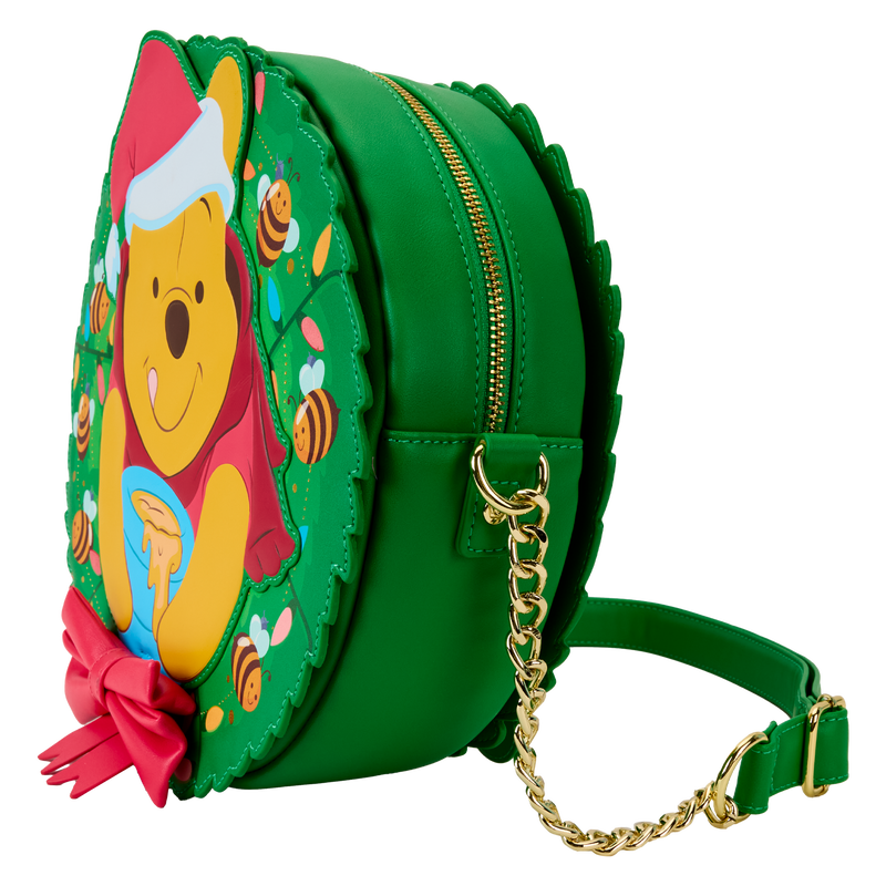 Loungefly Disney Winnie The Pooh Stuck In Wreath Glow Crossbody Bag
