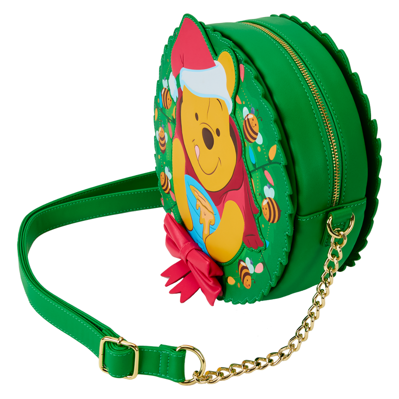 Loungefly Disney Winnie The Pooh Stuck In Wreath Glow Crossbody Bag