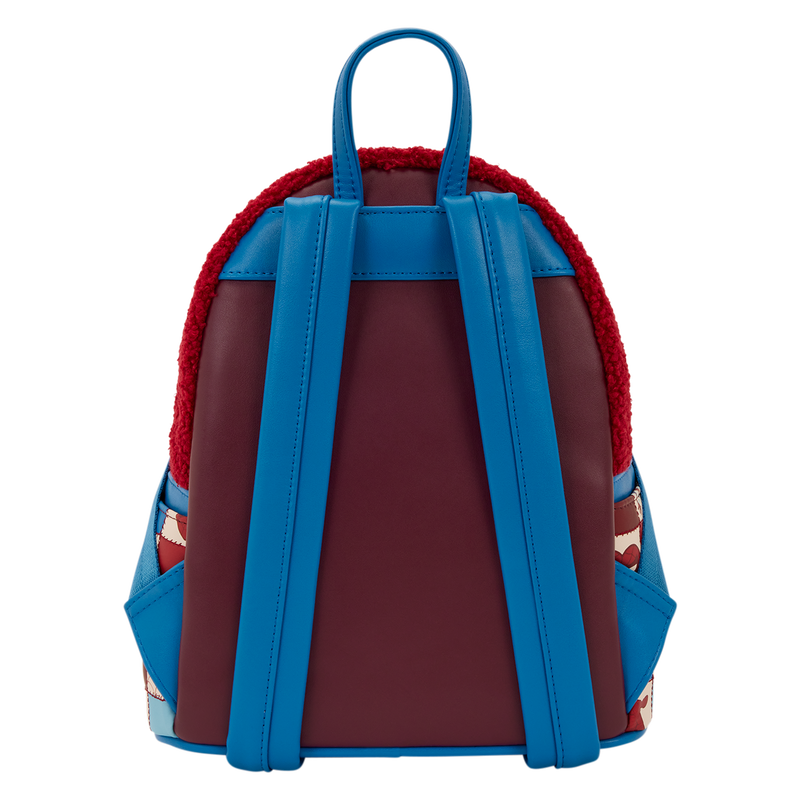 Loungefly Marvel Spider-Man Sherpa Heart Mini Backpack