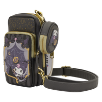 Loungefly Sanrio Kuromi 20th Anniversary Cell Phone Crossbody Bag with Coin Bag