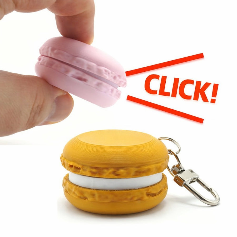 Macaron Clicker Keychain–Viral Fidget Bag Charm