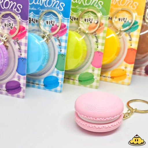 Macaron Clicker Keychain–Viral Fidget Bag Charm