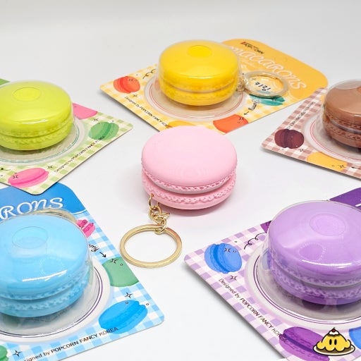 Macaron Clicker Keychain–Viral Fidget Bag Charm