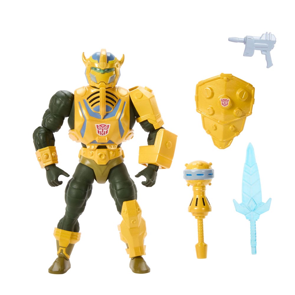 Masters of the Universe x Transformers Action Figure Bumblebee Armor Man-At-Arms