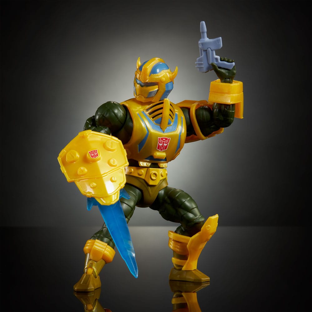 Masters of the Universe x Transformers Action Figure Bumblebee Armor Man-At-Arms