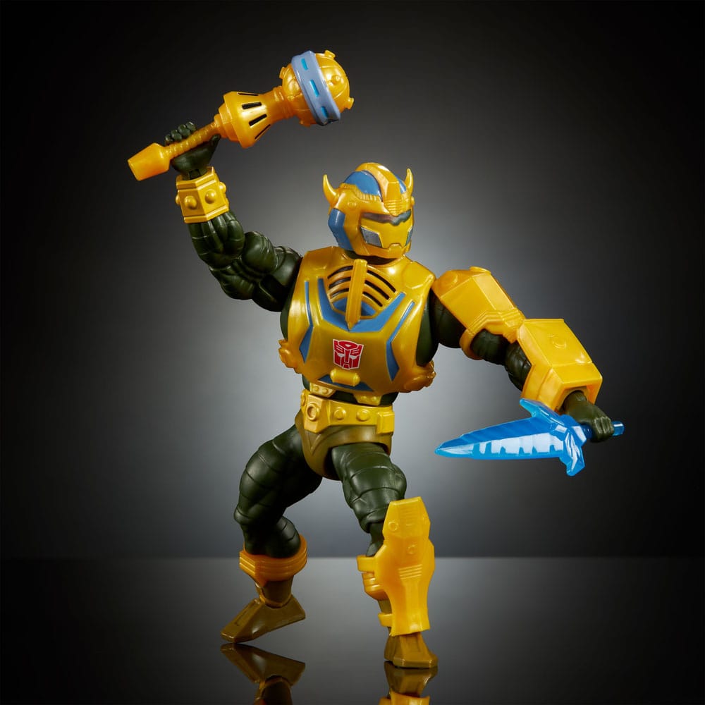Masters of the Universe x Transformers Action Figure Bumblebee Armor Man-At-Arms