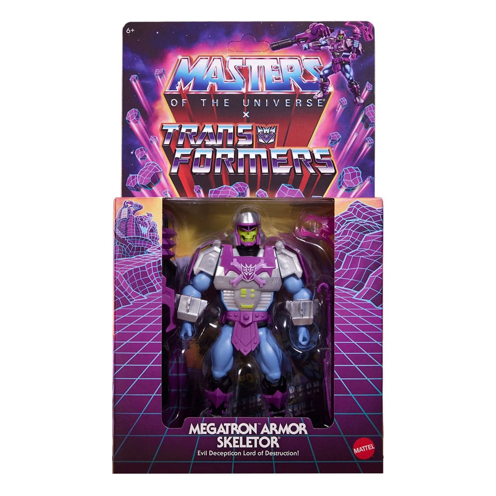 Masters of the Universe x Transformers Action Figure Megatron Armor Skeletor