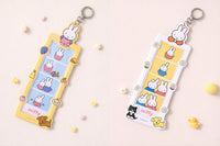 Miffy 4 Cut Photo Frame Deco Keychain- Official