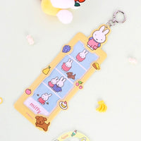 Miffy 4 Cut Photo Frame Deco Keychain- Official