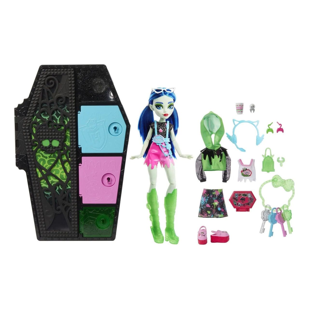 Monster High Skulltimate Secrets Neon Frights Series 3 Ghoulia Yelps Doll