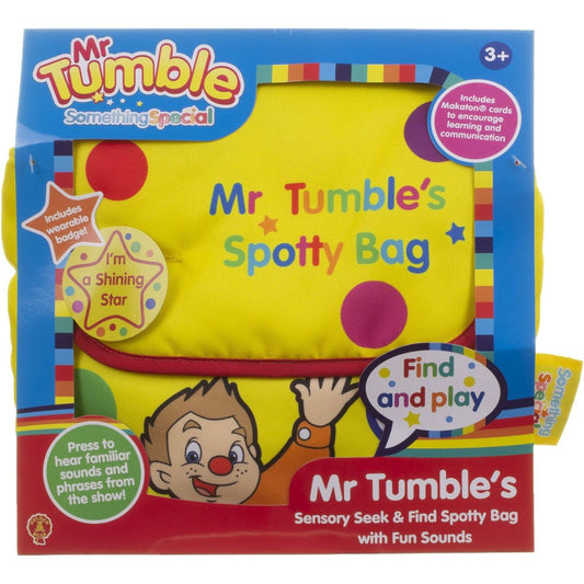 Mr Tumble's Sensory Seek & Find Spotty Bag With Fun Sounds