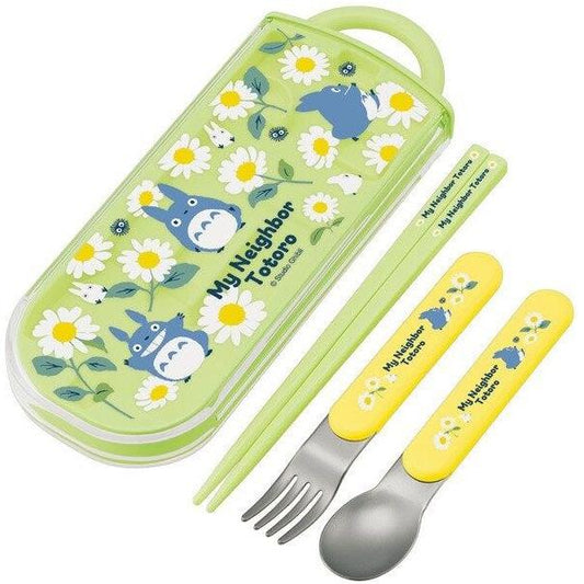 My Neighbor Totoro Chopsticks & Spoon & Fork Set Daisies