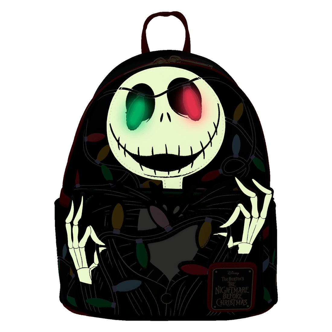 Nightmare before Christmas by Loungefly Mini Backpack Jack Light Up
