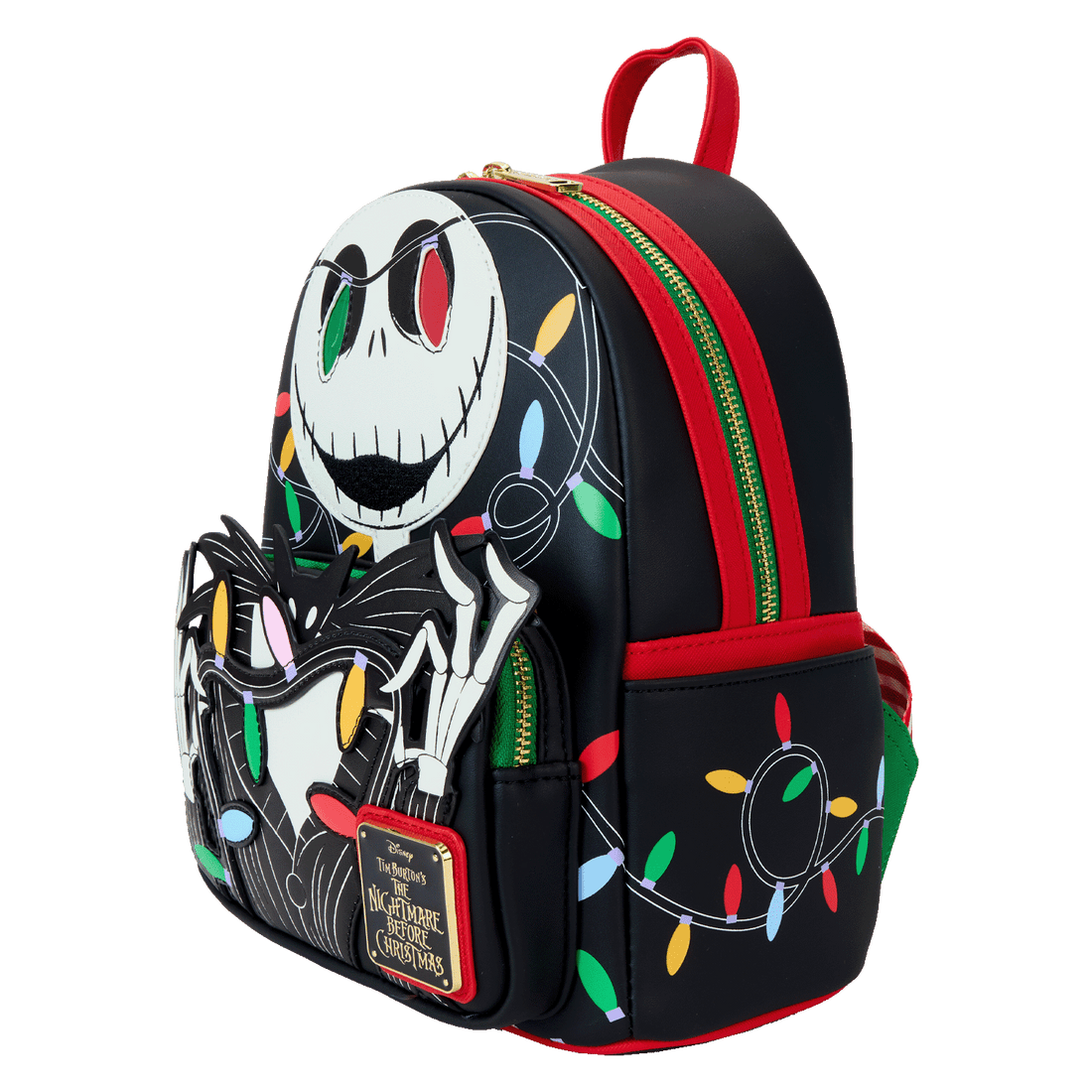 Nightmare before Christmas by Loungefly Mini Backpack Jack Light Up