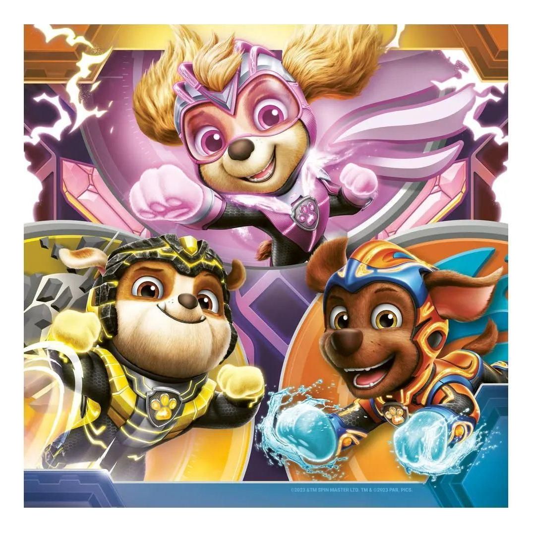 Paw Patrol Mighty Movie 3x 49 Piece Jigsaw Puzzle