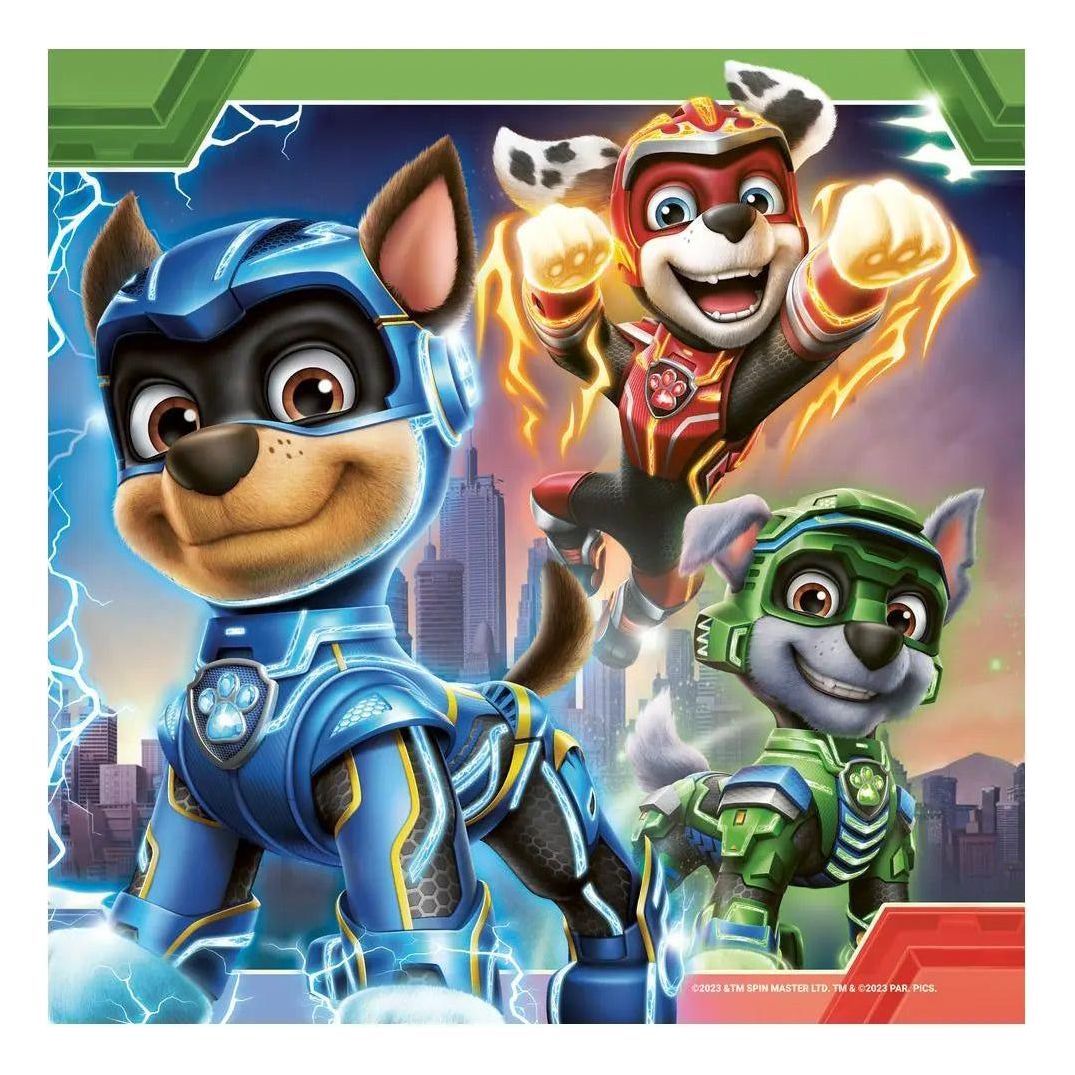 Paw Patrol Mighty Movie 3x 49 Piece Jigsaw Puzzle