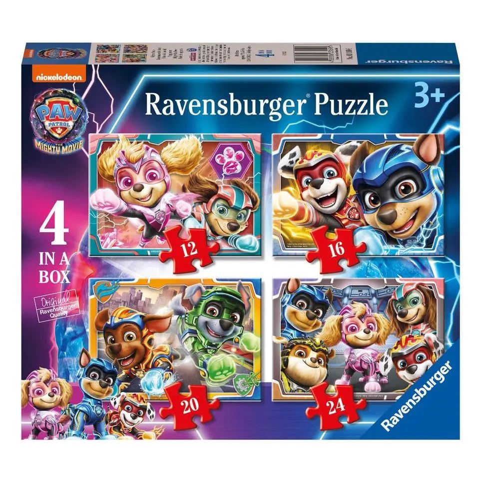 Paw Patrol Mighty Movie 4 in a Box Jigsaw Puzzle