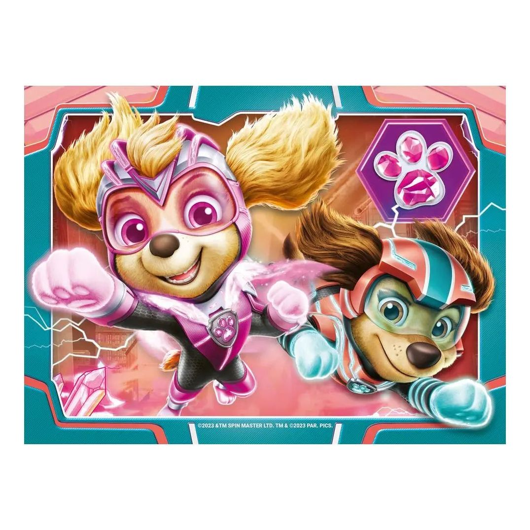 Paw Patrol Mighty Movie 4 in a Box Jigsaw Puzzle