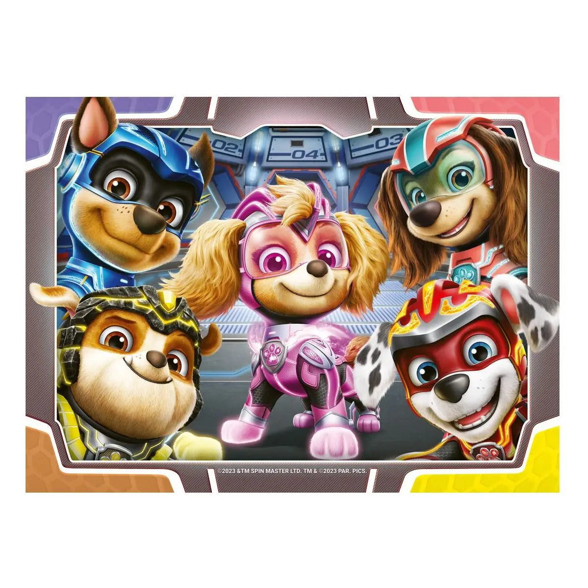 Paw Patrol Mighty Movie 4 in a Box Jigsaw Puzzle