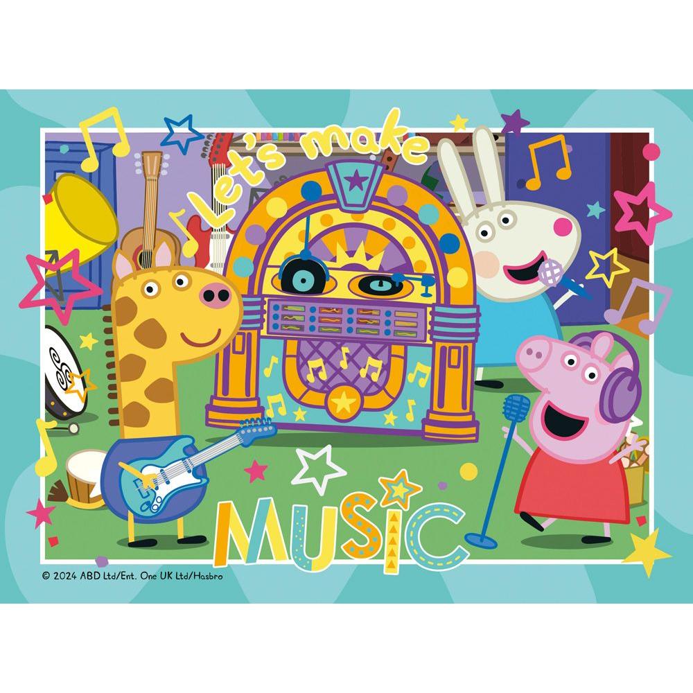 Peppa Pig 4 in a Box Jigsaw Puzzle