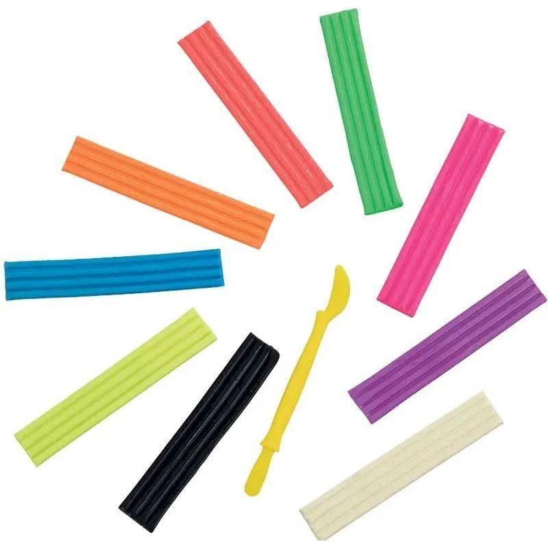 Plasticine Fluro Pack Assorted