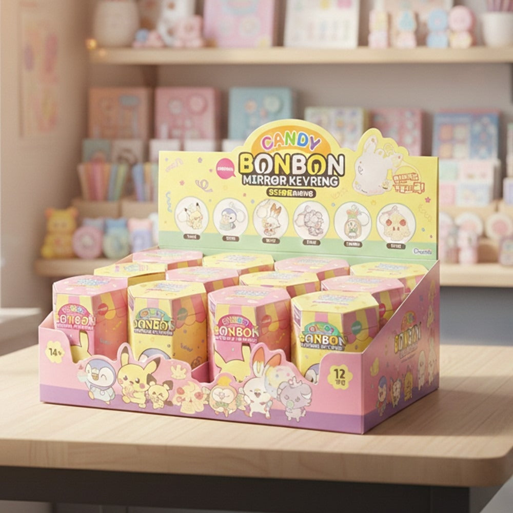 Pokémon Pocket Peace Candy Bonbon Mirror Keyring (Random Blind Box)