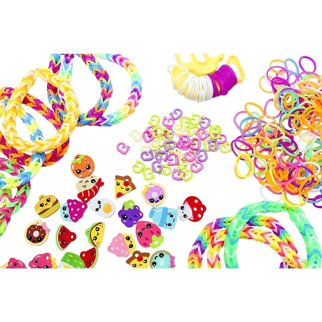 Rainbow Loom Loomi-Pals Charm Bracelet Kit - Food Collectibles