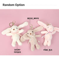 Ribbon Rabbit Plush Keyring