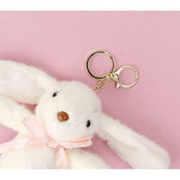 Ribbon Rabbit Plush Keyring