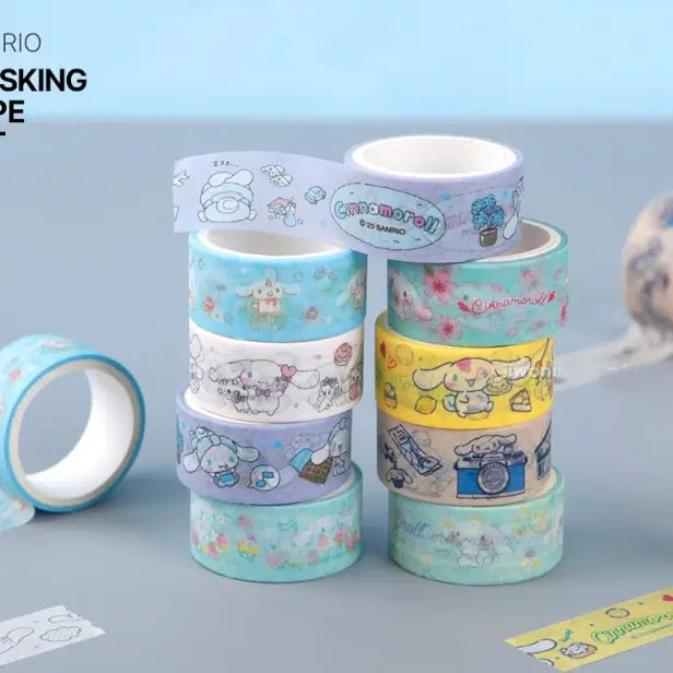 Sanrio Characters Diy Masking Tape 8Pcs Set