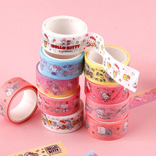 Sanrio Characters Diy Masking Tape 8Pcs Set