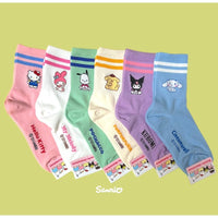 Sanrio Cotton Ankle 2 Line Soft Cotton Socks