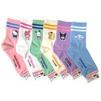 Sanrio Cotton Ankle 2 Line Soft Cotton Socks