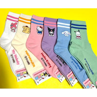Sanrio Cotton Ankle 2 Line Soft Cotton Socks