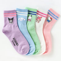 Sanrio Cotton Ankle 2 Line Soft Cotton Socks