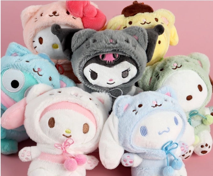 Sanrio Limited Kitty Costume Fluffy Key Chain