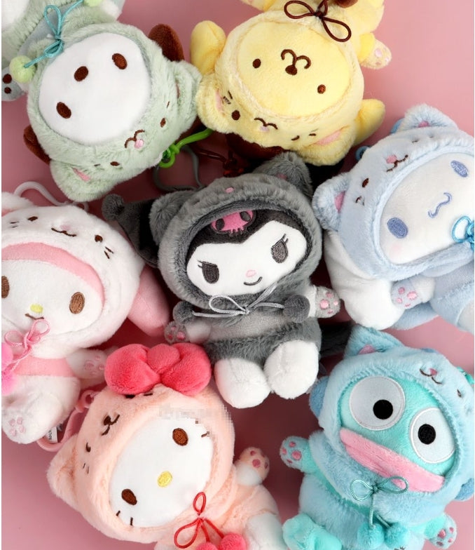 Sanrio Limited Kitty Costume Fluffy Key Chain