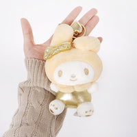 Sanrio Luxury Gold Plush Keychain (13 cm)