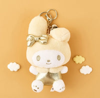 Sanrio Luxury Gold Plush Keychain (13 cm)