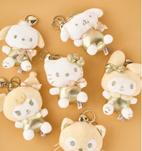 Sanrio Luxury Gold Plush Keychain (13 cm)
