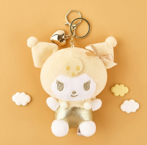 Sanrio Luxury Gold Plush Keychain (13 cm)