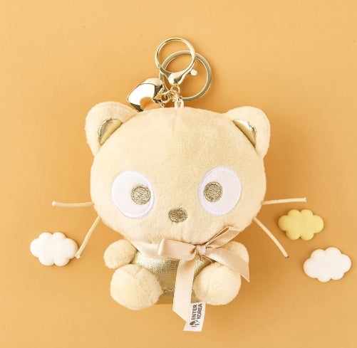 Sanrio Luxury Gold Plush Keychain (13 cm)