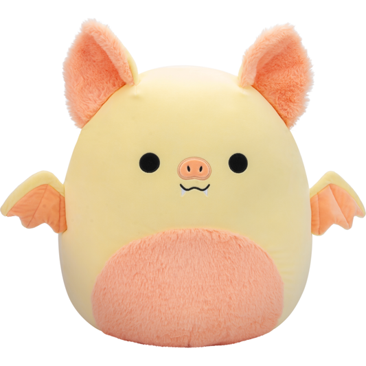 Squishmallows 16" Meghan the Cream and Pink Bat Plush