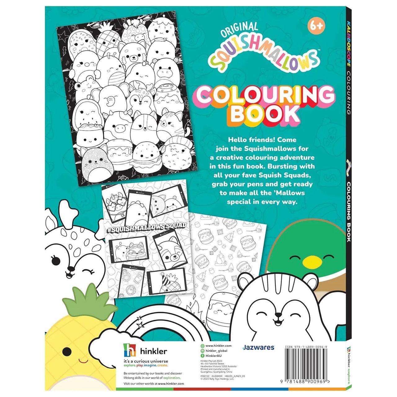 Squishmallows Original Colouring Book