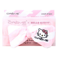 The Creme Shop X Hello Kitty Sweet Striped 3D Teddy Plushie Spa Headband