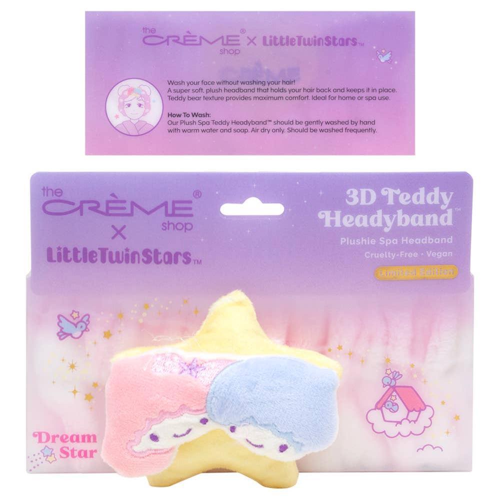 The Creme Shop X Little Twin Stars 3D Teddy Plushie Spa Headband