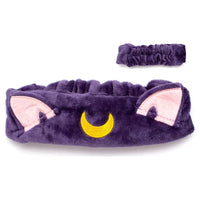 The Creme Shop X Sailor Moon Lovely Luna 3D Teddy Plushie Spa Headband