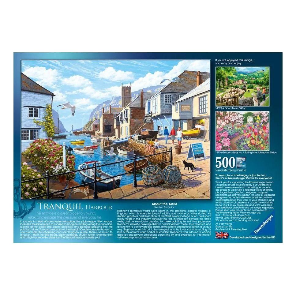 Tranquil Harbour 500 Piece Jigsaw Puzzle