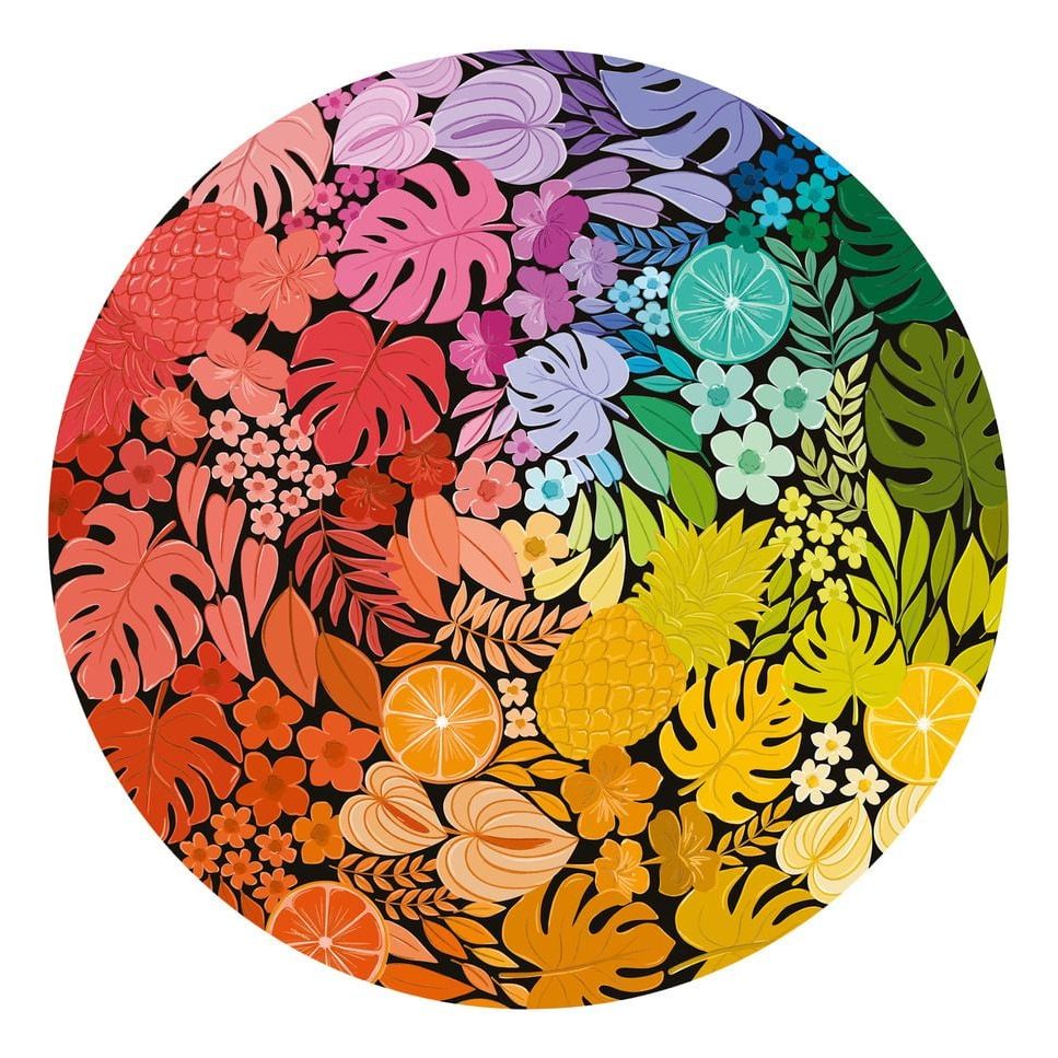 Tropical Circular 500 Piece Jigsaw Puzzle